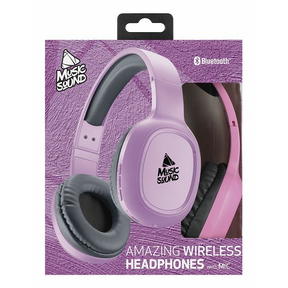 Slušalice CELLULARLINE Music Sound Basic roze (bežične)-3