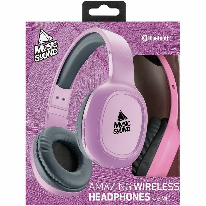 Slušalice CELLULARLINE Music Sound Basic roze (bežične)-1