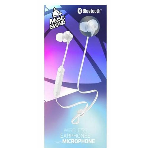 Slušalice MUSIC SOUND Bluetooth In-Ear bijele-0