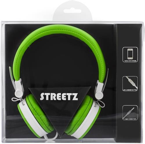 Slušalice STREETZ HL-223 zelene (žične)-1