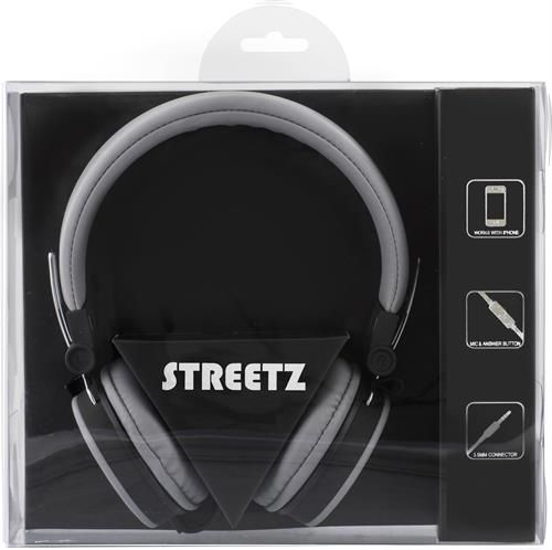Slušalice STREETZ HL-224 sive (žične)-1