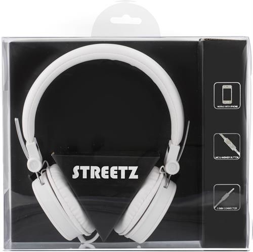 Slušalice STREETZ HL-227 bijele (žične)-1