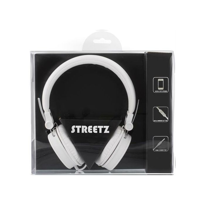 Slušalice STREETZ HL-227 bijele (žične)-2