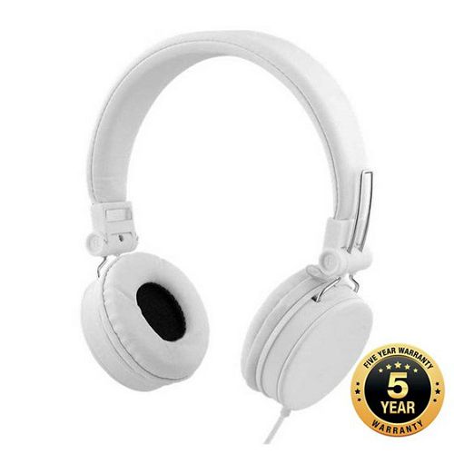 Slušalice naglavne STREETZ HL-W203 bijele (microphone, 1-button, 1,5m)