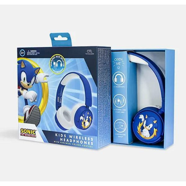 Slušalice OTL TECHNOLOGIES Sega Sonic Hedgehog kids plave (bežične)-2