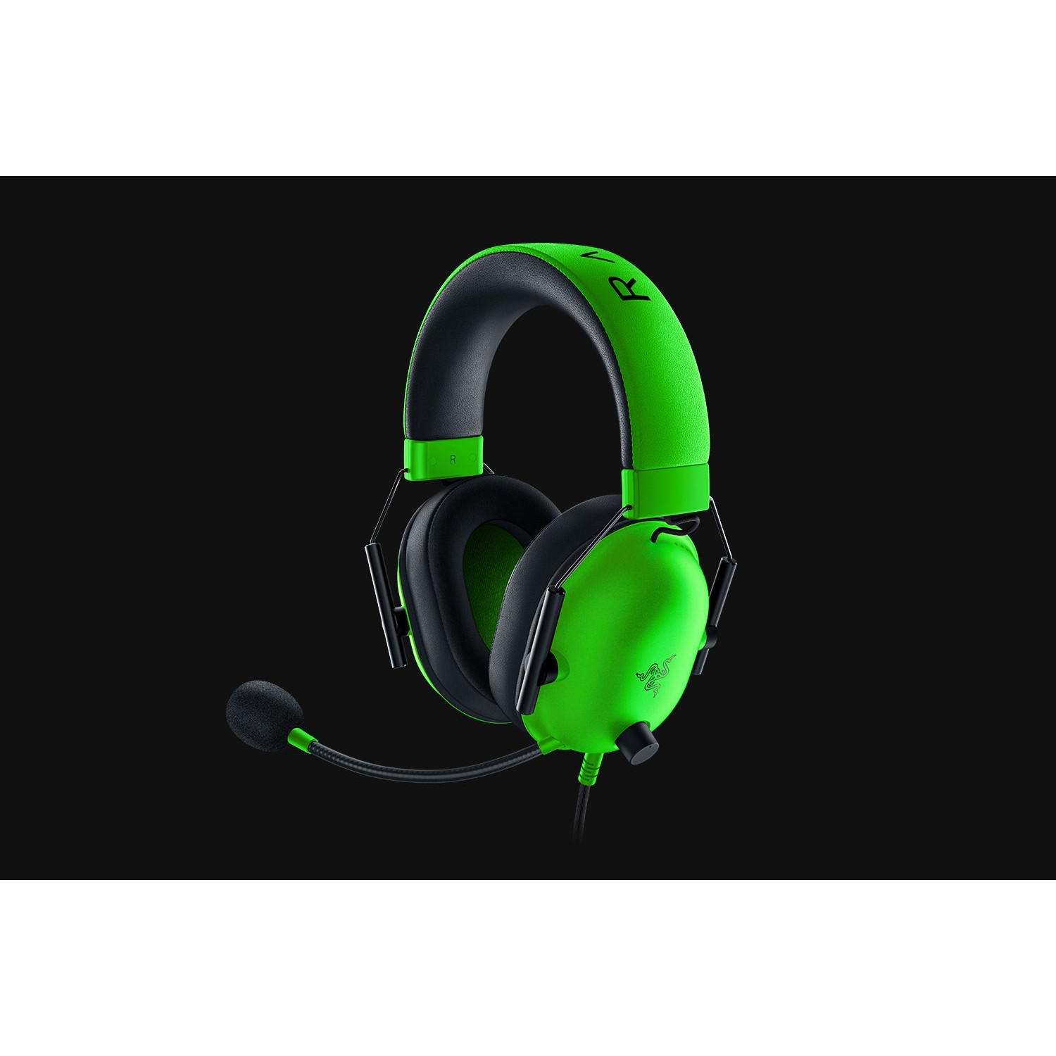 Razer BlackShark V2 X Headset Wired Head-band Gaming Green, Black-2