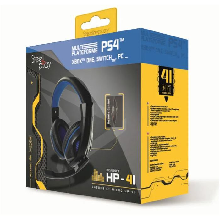 Slušalice STEELPLAY HP41 žičane za PS4, 3.5mm-2