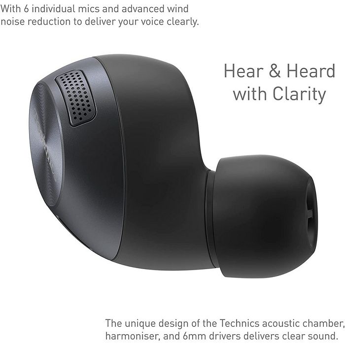 Slušalice TECHNICS EAH-AZ40E-K crne (bežične)-1