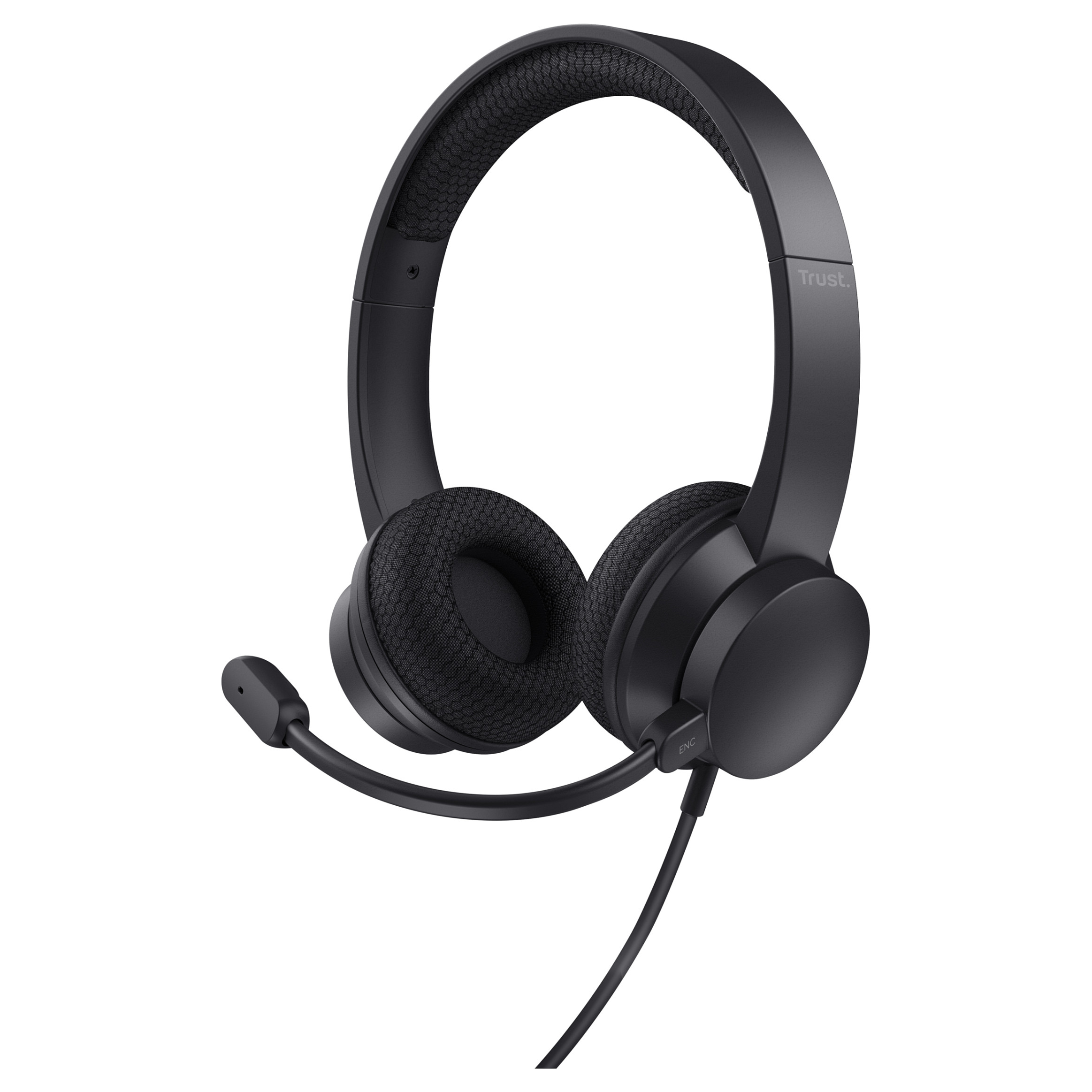 Slušalice TRUST Ayda 25089, Naglavne, USB, ENC, PC, Crne (5 godina jamstva)-3