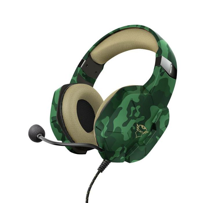 Slušalice s mikrofonom TRUST GXT 323C CARUS gaming zelene-camo-3