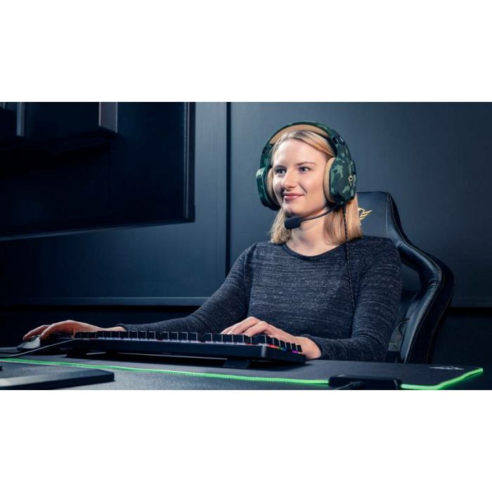 Slušalice s mikrofonom TRUST GXT 323C CARUS gaming zelene-camo-5