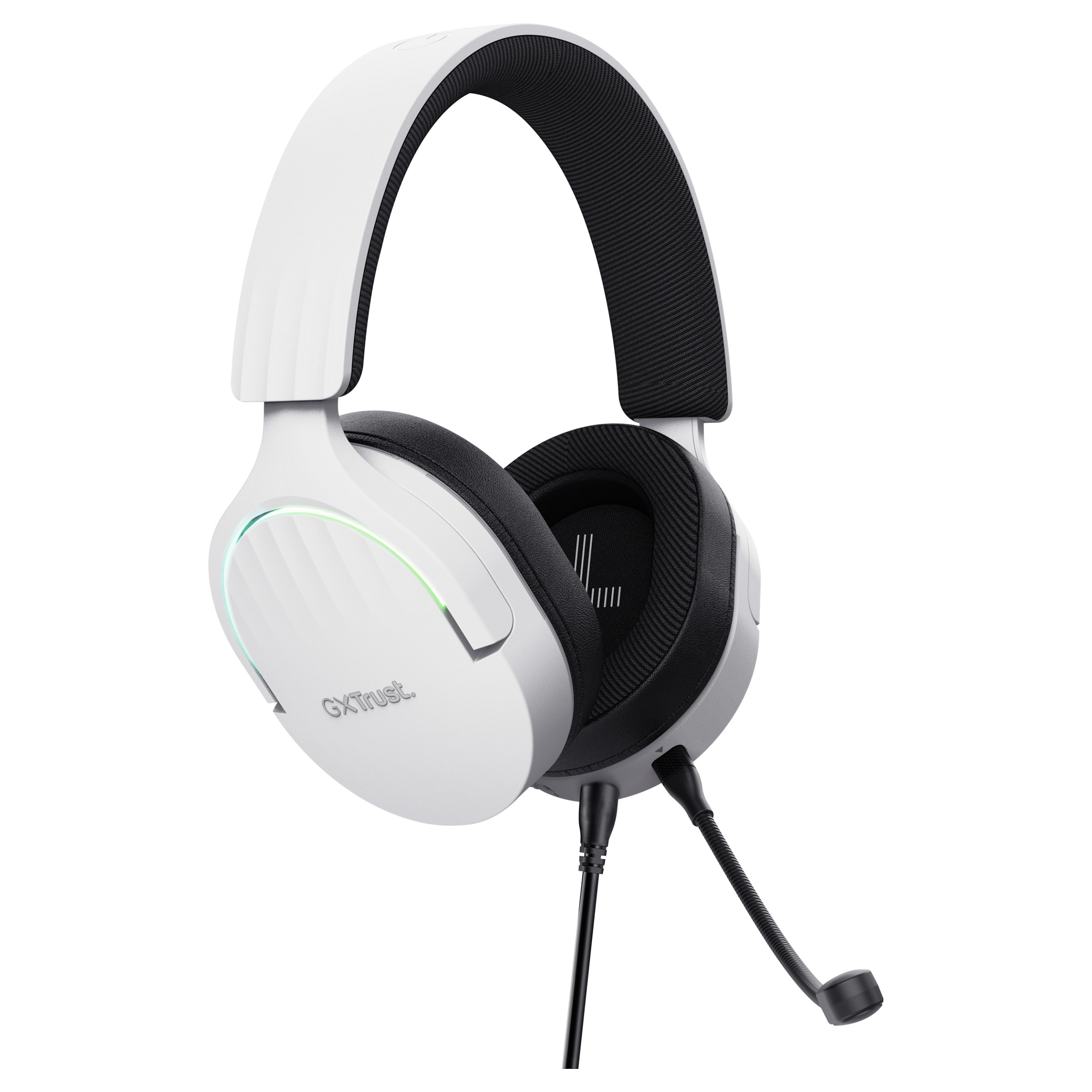 Slušalice TRUST FAYZO, GXT490, RGB, 7.1, bijele-7