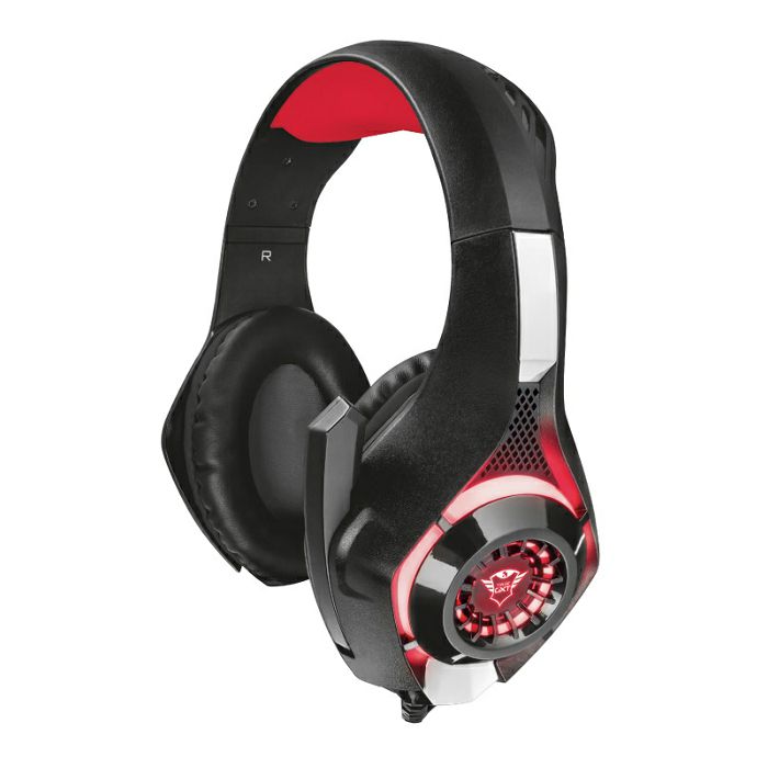 Slušalice s mikrofonom TRUST GXT313 Nero, žične, 3.5mm crno-crvene