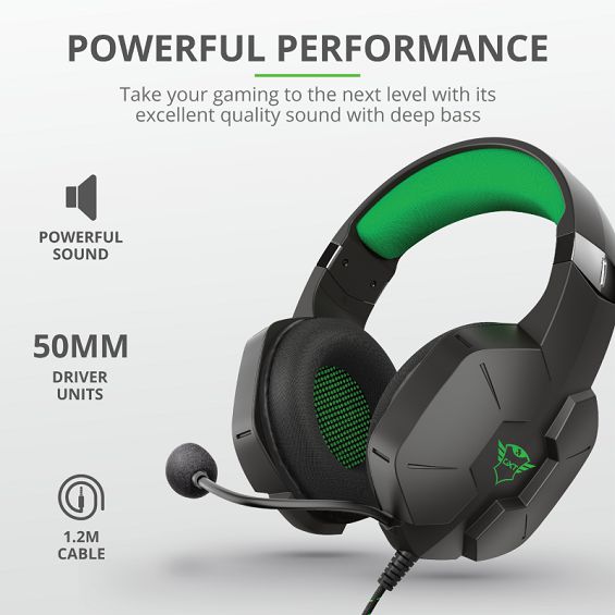Slušalice s mikrofonom TRUST GXT 323X CARUS za XBOX-6