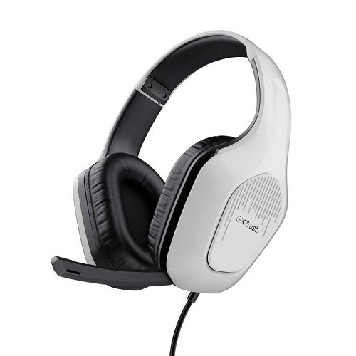Slušalice TRUST GXT 415W Zirox, Gaming, PC, Console bijele