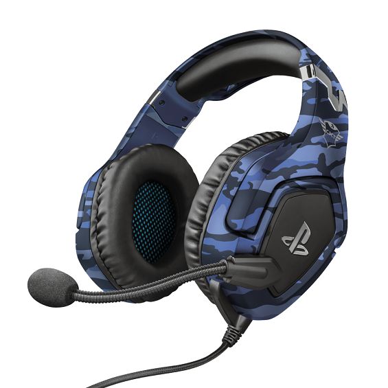 Slušalice s mikrofonom TRUST GXT 488 Forze-B PS4 Gaming, PlayStation® official licensed product, 3.5mm - plave-3