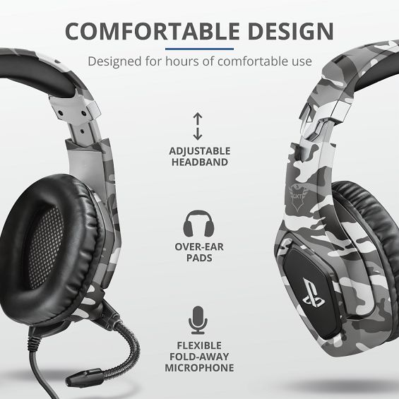 Slušalice TRUST GXT 488 Forze-G PS4 Gaming grey camo-4