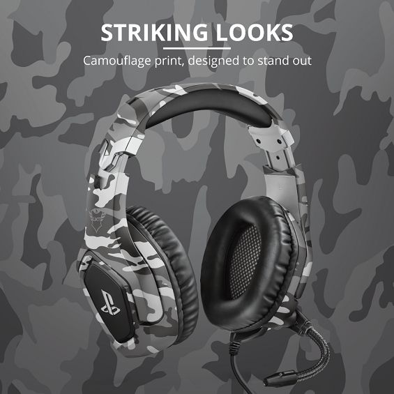Slušalice TRUST GXT 488 Forze-G PS4 Gaming grey camo-5