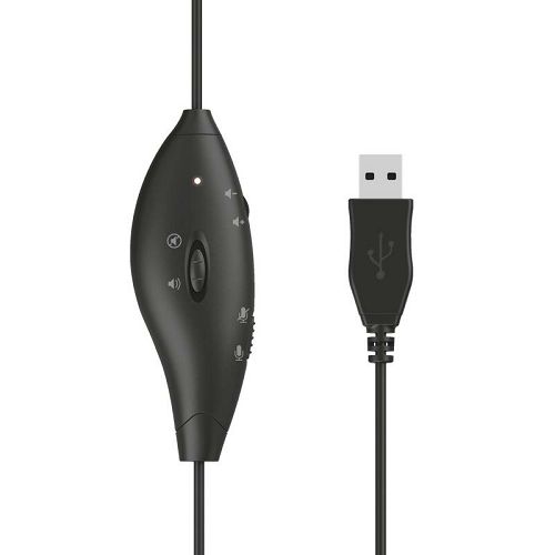 Slušalice za PC TRUST MAURO, USB crne-3