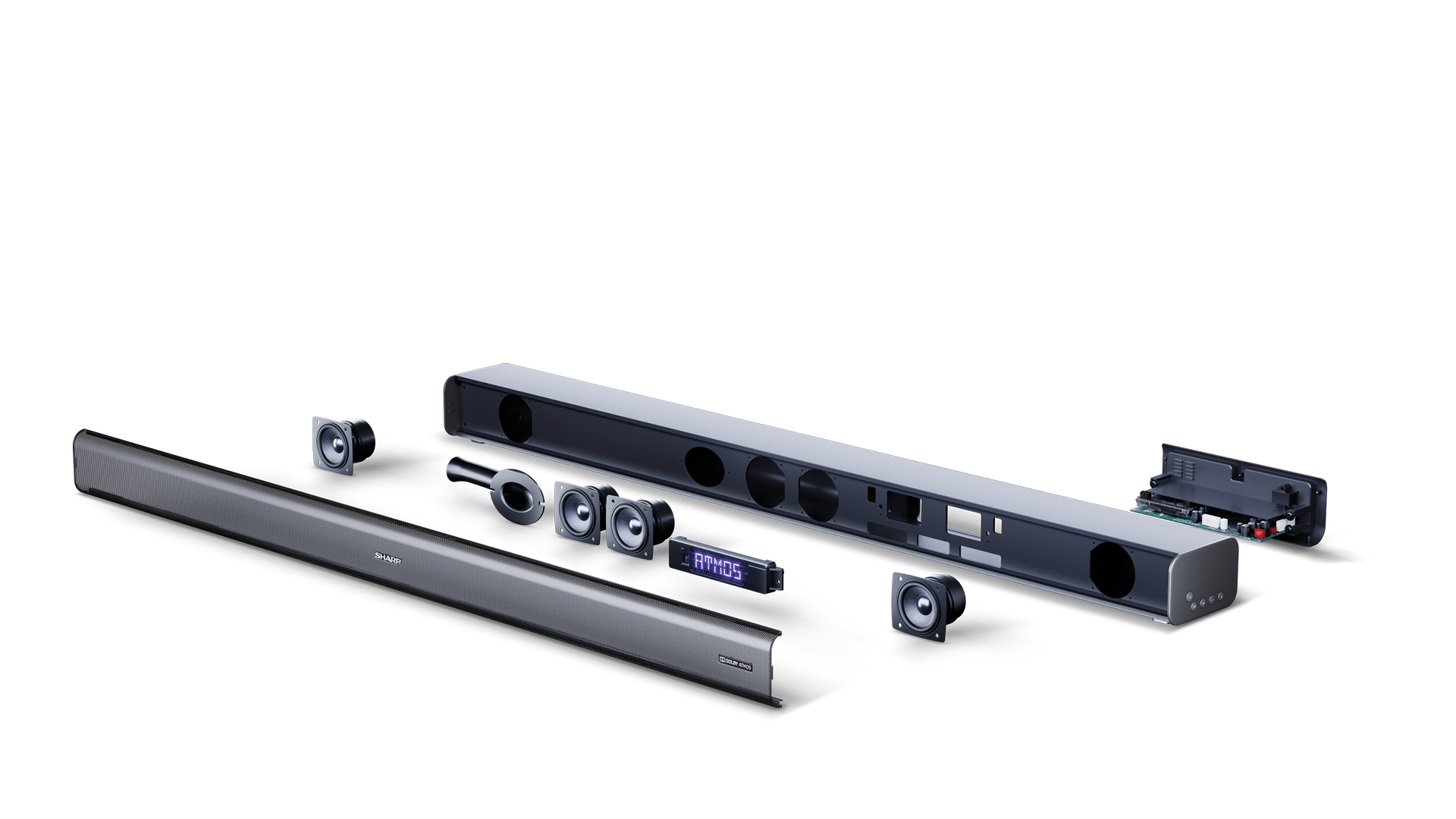 Soundbar SHARP HT-SBW460 (440W, 3.1 DOLBY ATMOS® SOUNDBAR, Bluetooth,HDMI, subwoofer)-4