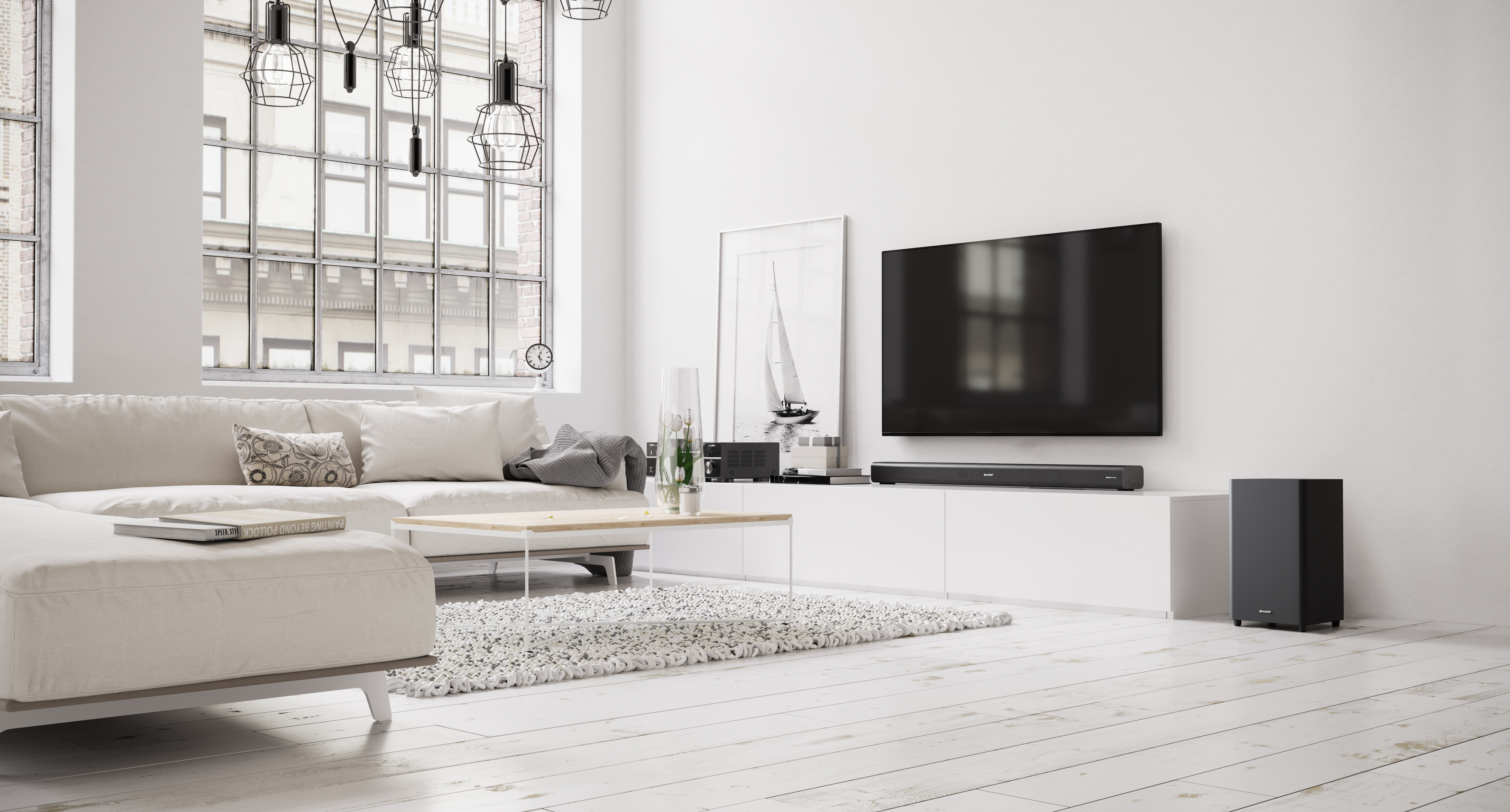 Soundbar SHARP HT-SBW460 (440W, 3.1 DOLBY ATMOS® SOUNDBAR, Bluetooth,HDMI, subwoofer)-5