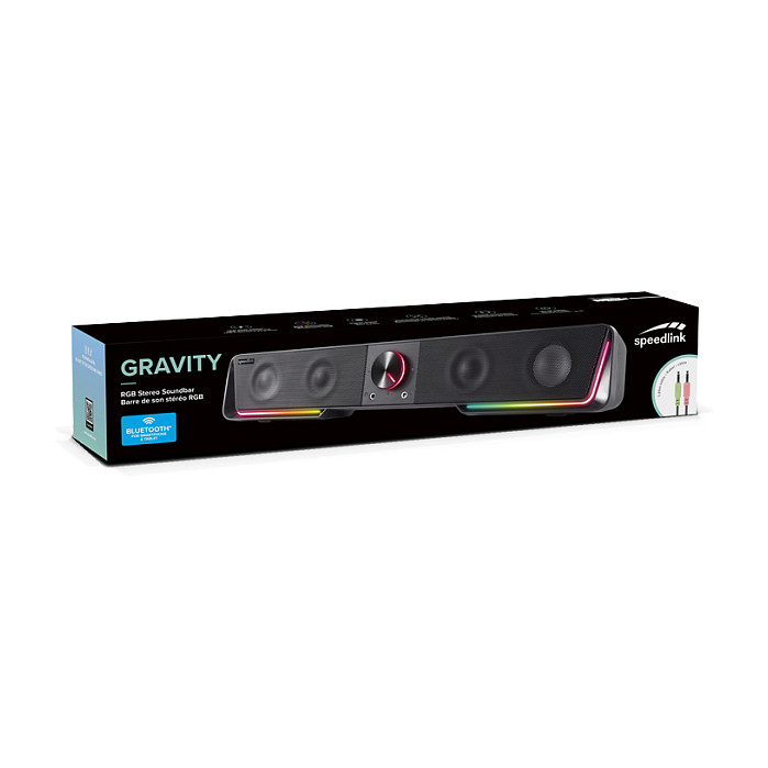 Soundbar SPEED-LINK Gravity, RGB, Bluetooth, crni-3