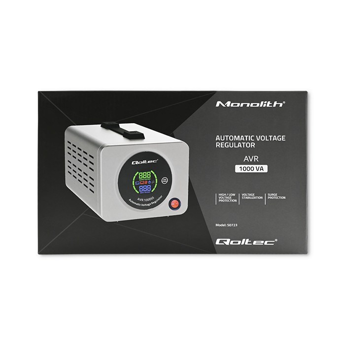 Stabilizator napona QOLTEC 50723 AVR (1000VA)-6