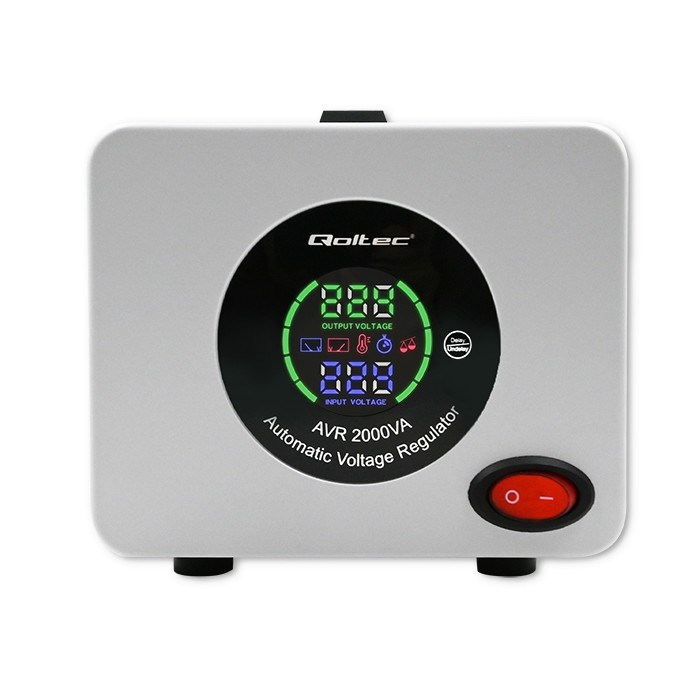 Stabilizator napona QOLTEC 50724 (AVR, 2000VA)-2