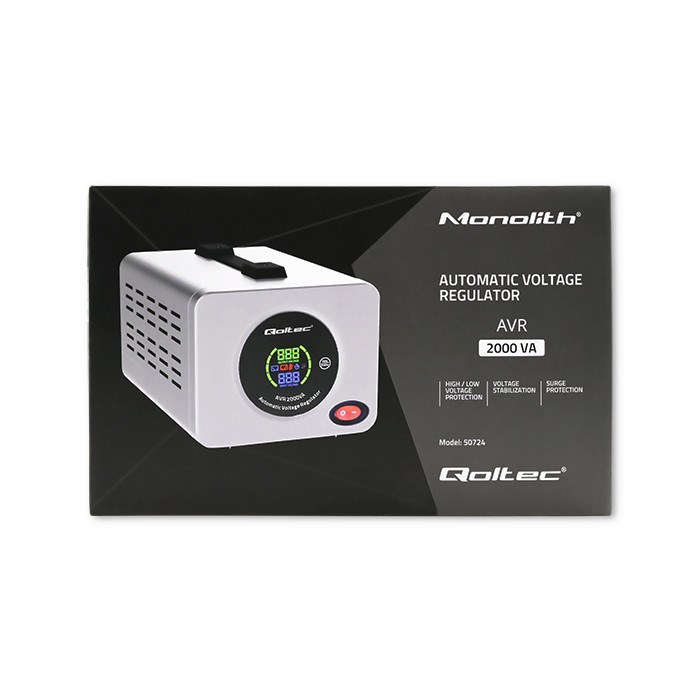 Stabilizator napona QOLTEC 50724 (AVR, 2000VA)-5