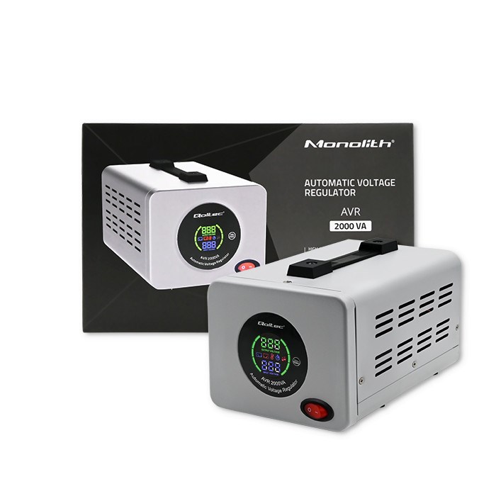 Stabilizator napona QOLTEC 50724 (AVR, 2000VA)-1