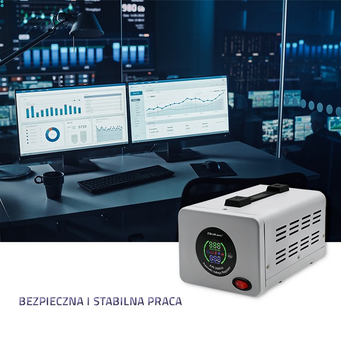 Stabilizator napona QOLTEC 50724 (AVR, 2000VA)-7