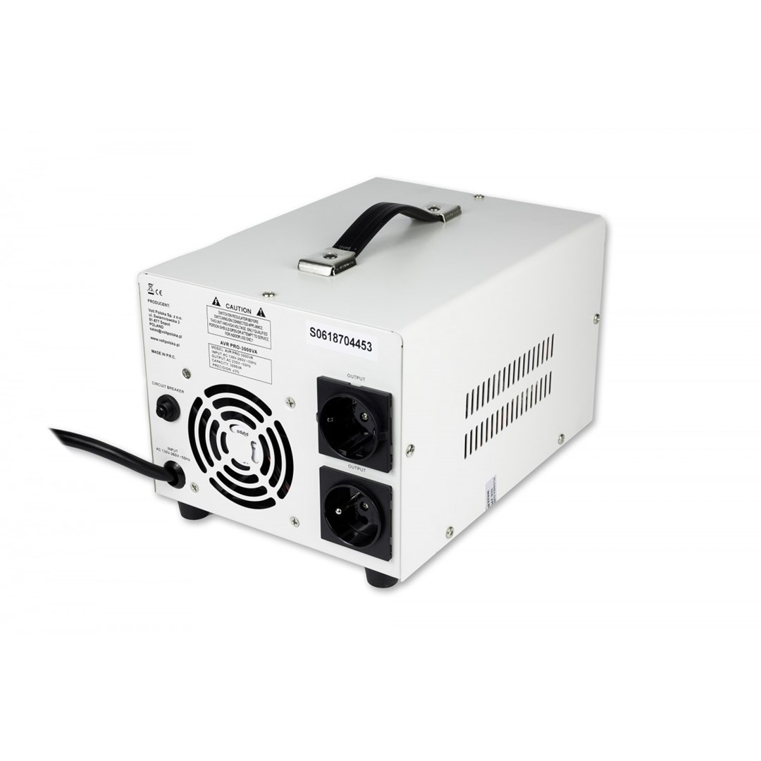Stabilizator napona VOLT POLSKA AVR PRO 3000VA 3% (kapacitet 3000VA, tolerancija 3%)-3