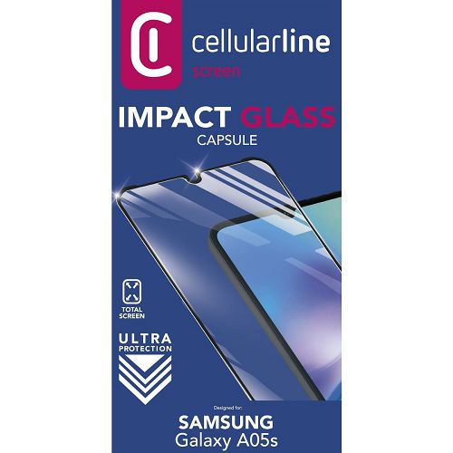 Staklo zaštitno CELLULARLINE za SAMSUNG GALAXY A05s crno-1