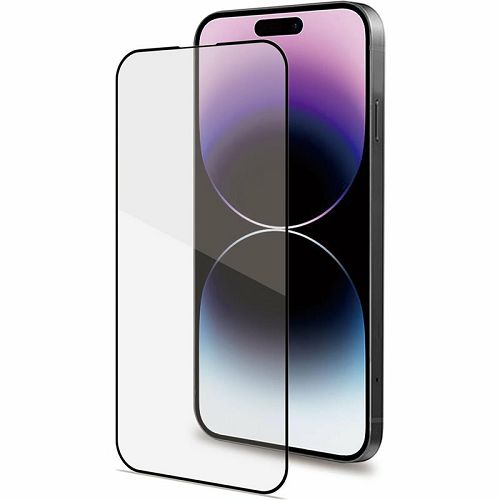 Staklo zaštitno CELLY za iPhone 15 Pro Max crno-0