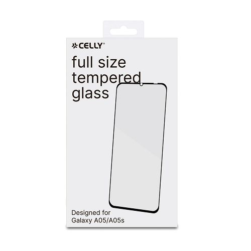 Staklo zaštitno CELLY za SAMSUNG GALAXY A05/A05S 5G, crno-2