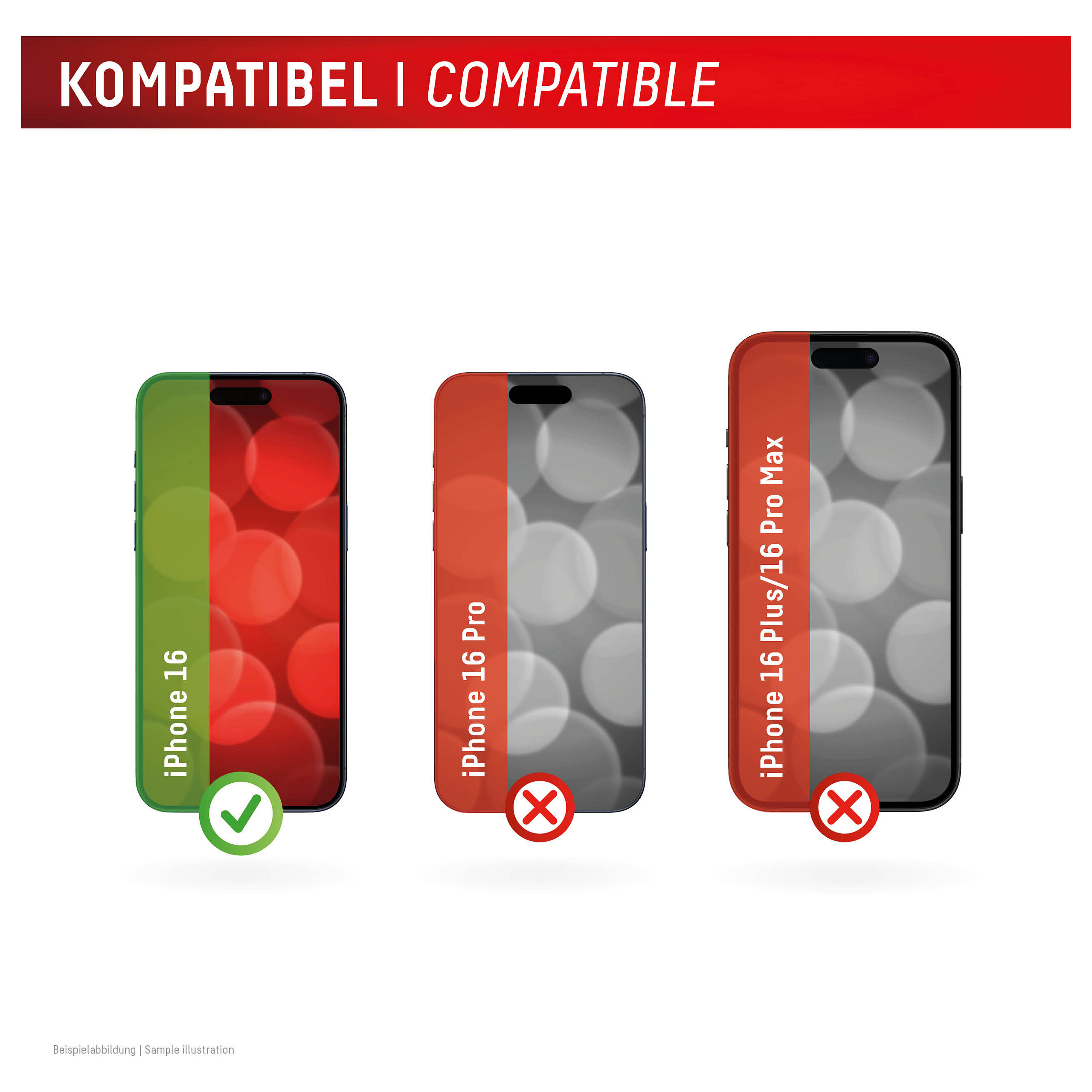 Staklo zaštitno DISPLEX Premium Glass Full Cover za iPhone 16-8