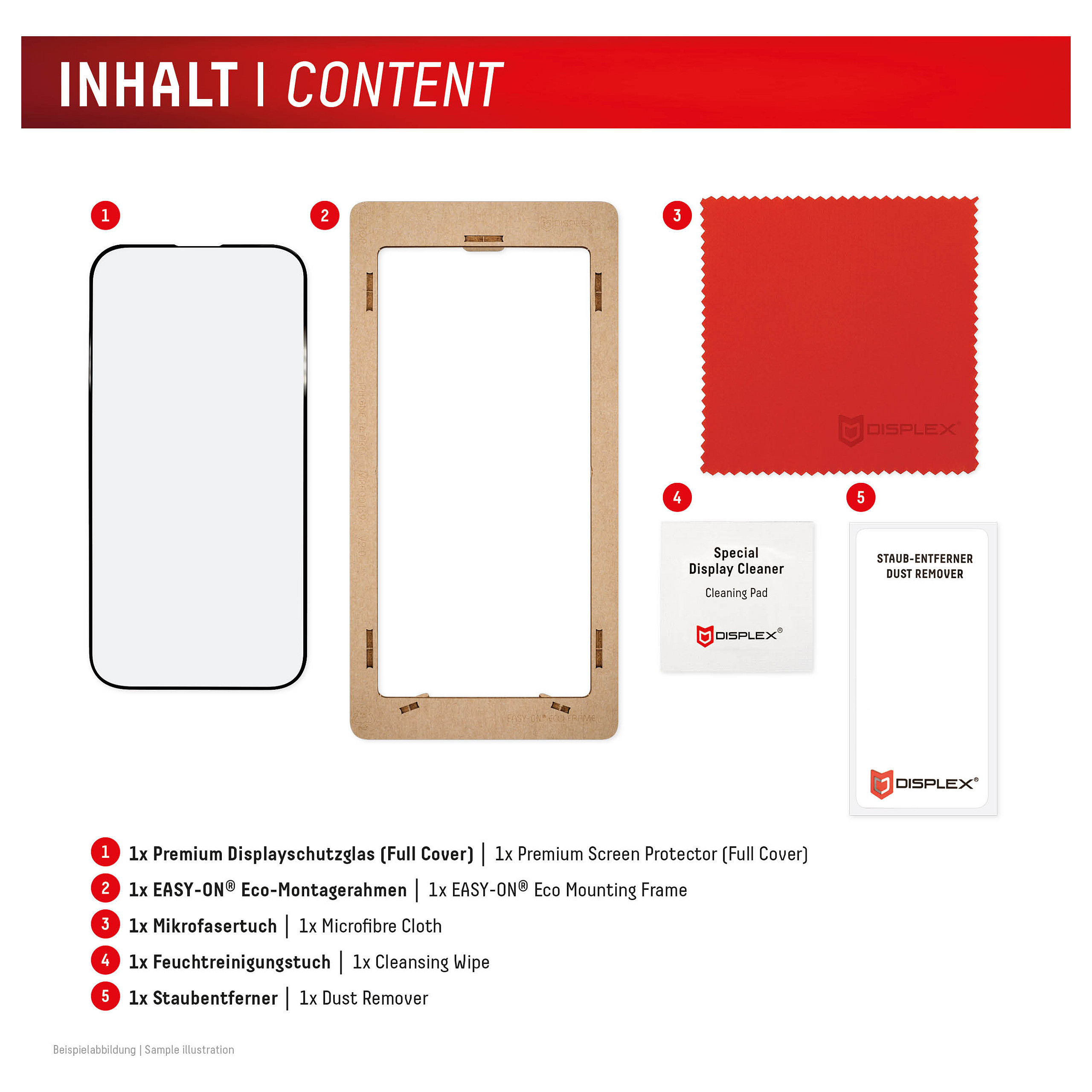 Staklo zaštitno DISPLEX Premium Glass Full Cover za iPhone 16-12