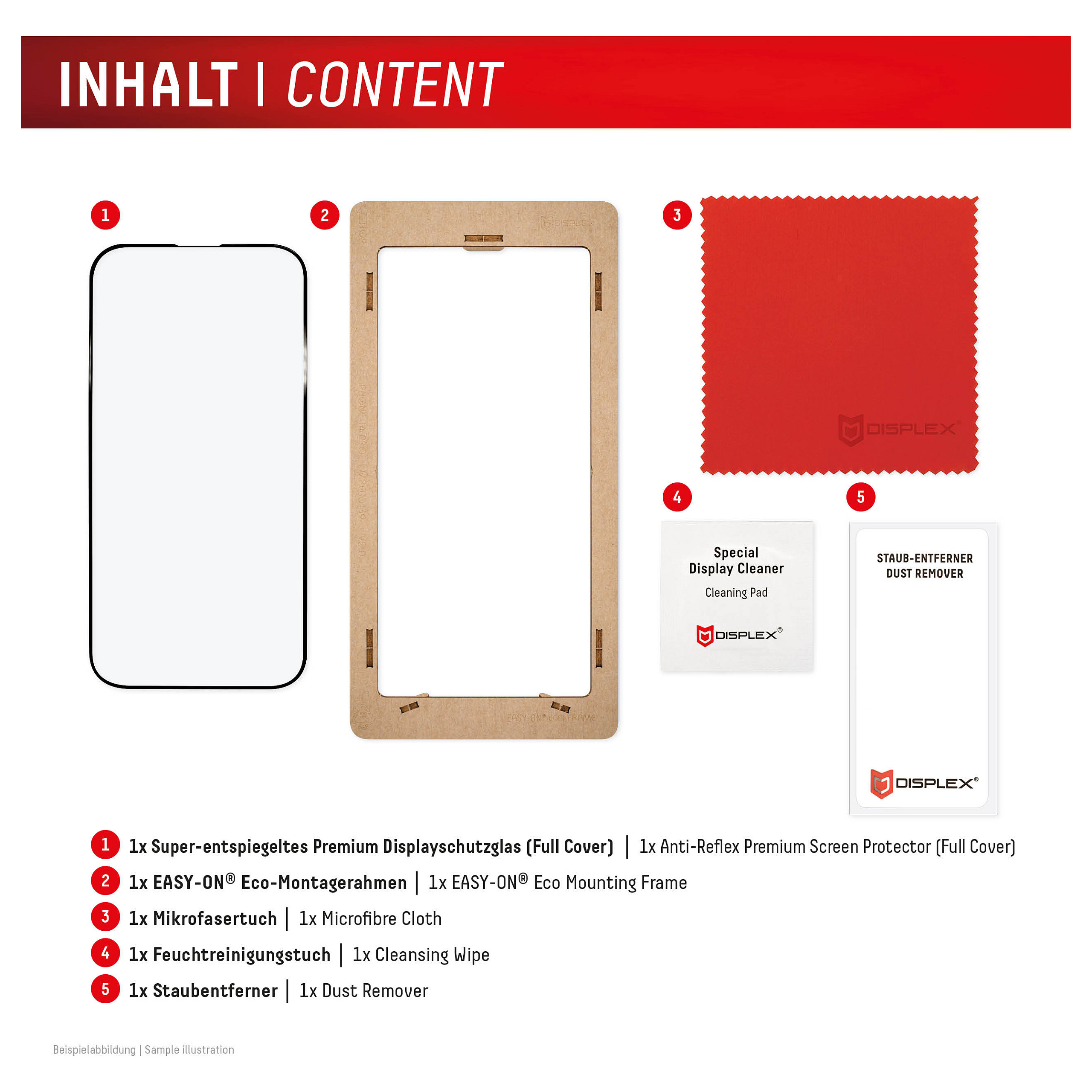 Staklo zaštitno DISPLEX Premium Glass Full Cover za iPhone 16 Pro Max-14