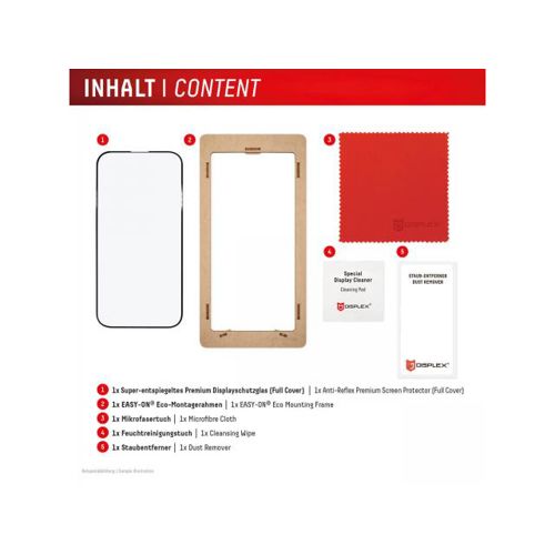 Staklo zaštitno DISPLEX Premium Glass Full Cover za iPhone 16 Pro Max-1
