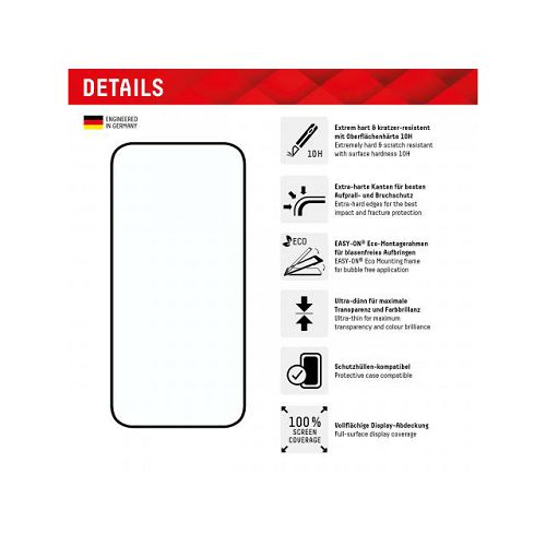Staklo zaštitno DISPLEX Real Glass Full Cover za iPhone 15 Plus/15 Pro Max-1