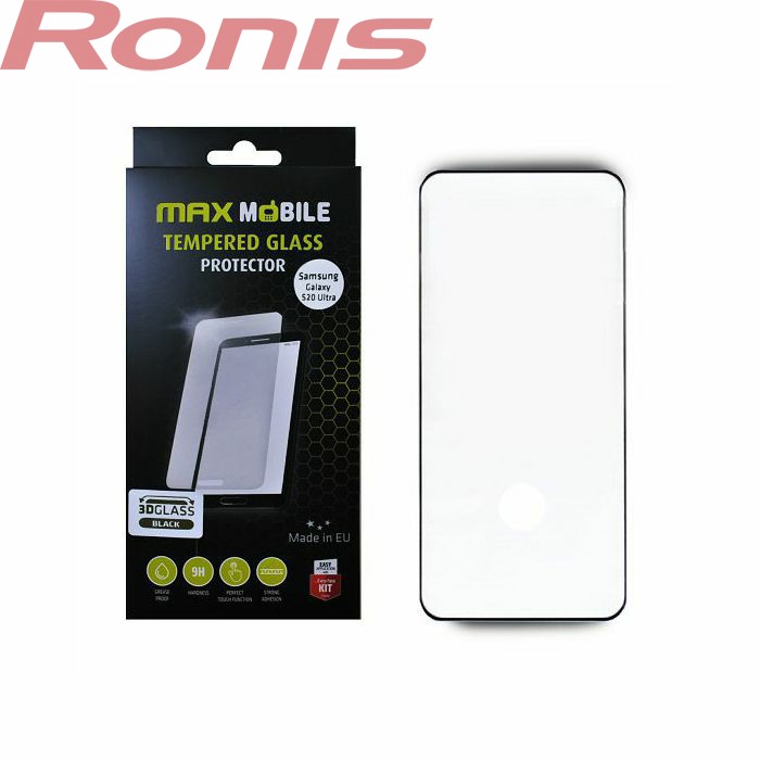 Zaštitno staklo za Samsung Galaxy S20 Ultra Diamond 3D full cover crna-0