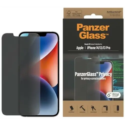 Staklo zaštitno PANZERGLASS za IPHONE 14 / 13 / 13 Pro antibacterial