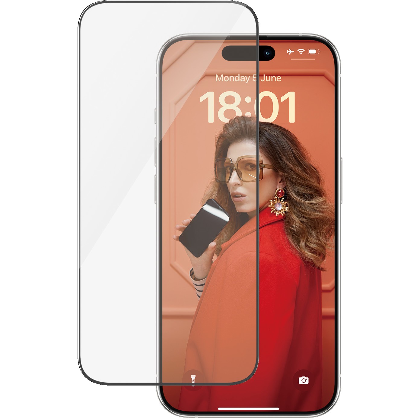 Staklo zaštitno PANZERGLASS za iPHONE 15 Pro, Ultra-Wide Fit-2