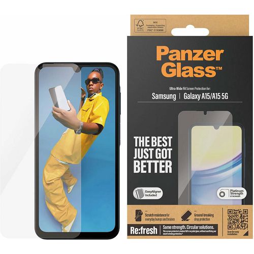Staklo zaštitno PANZERGLASS za SAMSUNG GALAXY A15/A15 5G Ultra wide fit-3