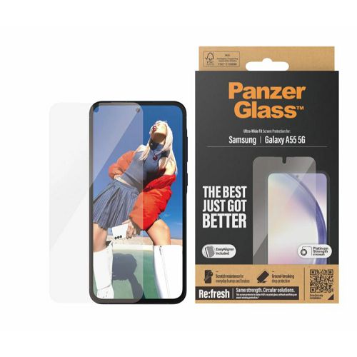 Staklo zaštitno PANZERGLASS za SAMSUNG GALAXY A55 5G Ultra wide fit-1