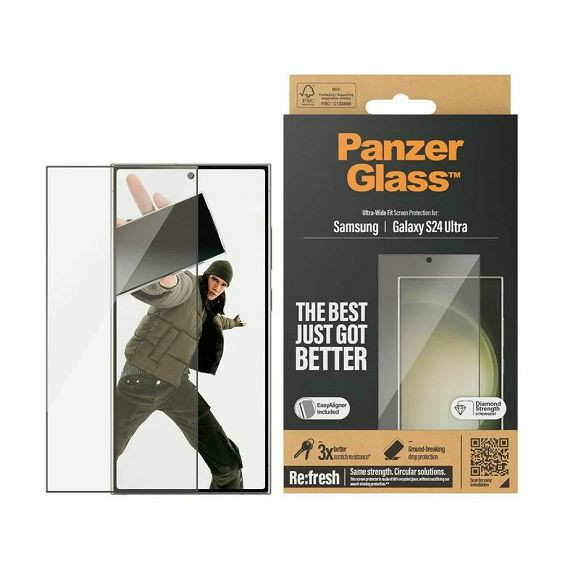 Staklo zaštitno PANZERGLASS za SAMSUNG GALAXY S24 Ultra, Wide Fit-2