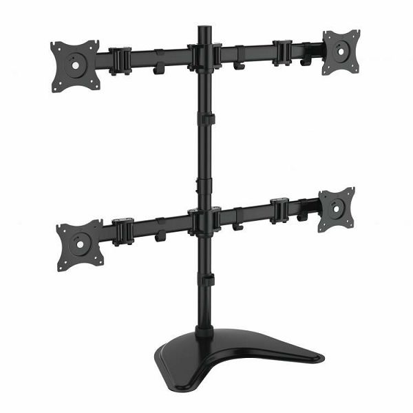 Stolni stalak za monitor SBOX LCD-F048 (13-32", nagib ± 45°, okret 180°, 4 monitora)