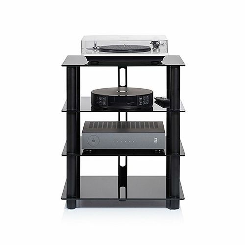 Stalak za HI-FI komponente NORSTONE EPUR 4 HIFI crna satin-0