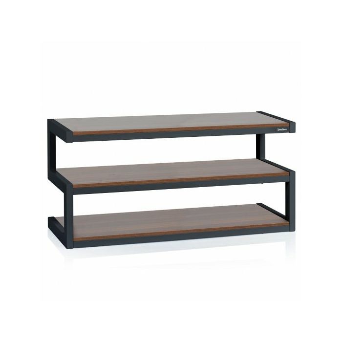 Stalak za HI-FI komponente NORSTONE Esse AV crna/walnut
