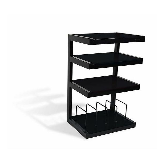 Stalak za HI-FI komponente NORSTONE ESSE HI-FI VINYL crni 570 mm